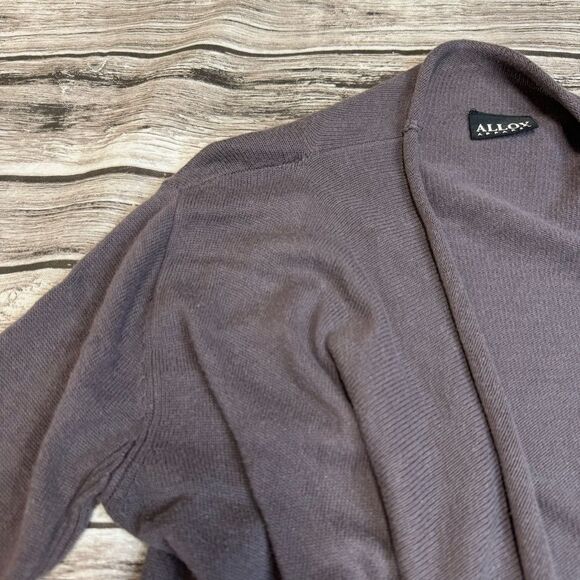 ALLOY APPAREL Women's Long Sleeve Open Cardigan MT M Med Medium TALL Grey Gray - Picture 6 of 11